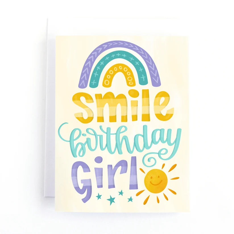 Smile Birthday Girl Birthday Card