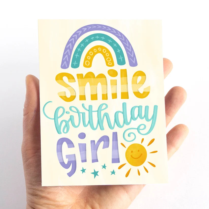 Smile Birthday Girl Birthday Card