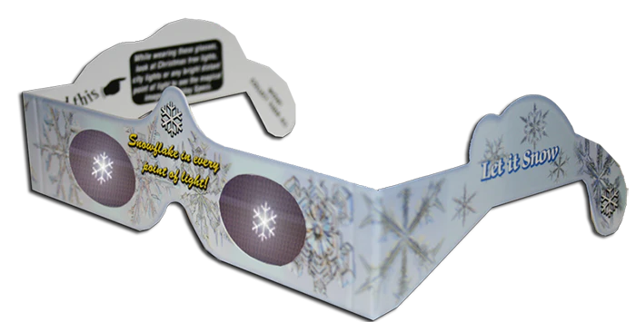 Holiday Specs 3D Assorted