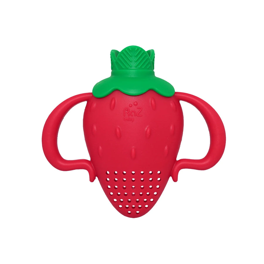 RaZbaby Fruitique Strawberry Baby Feeder 6mths+
