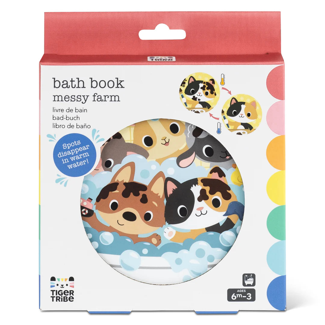 Tiger Tribe Messy Farm Bath Book