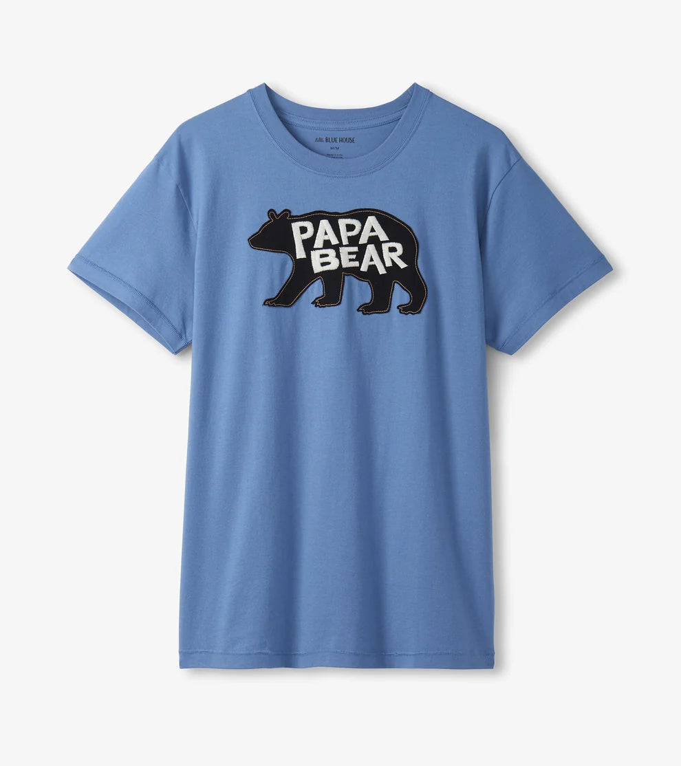 Papa Bear Men's Tee 🍁 Little Blue House