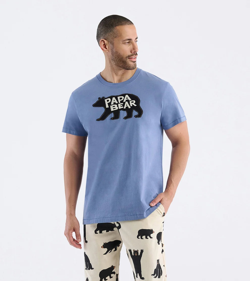 Papa Bear Men's Tee 🍁 Little Blue House
