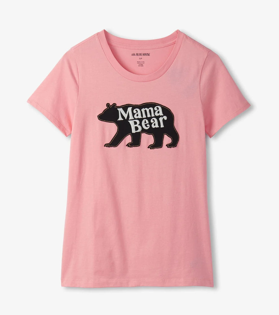 Mama Bear Women's Pajama  Tee 🍁 Little Blue House