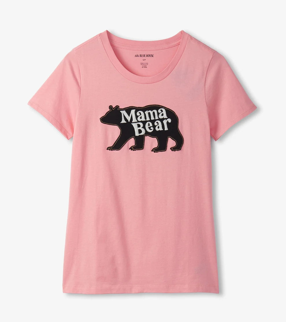 Mama Bear Women's Pajama  Tee 🍁 Little Blue House