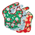 Tiny Twinkle Christmas Mess-Proof Easy Bib - 3pk