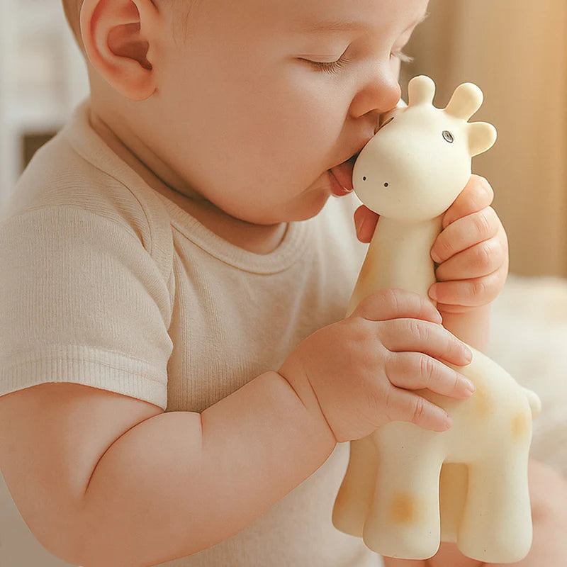 Tikiri Giraffe Natural Rubber Teether