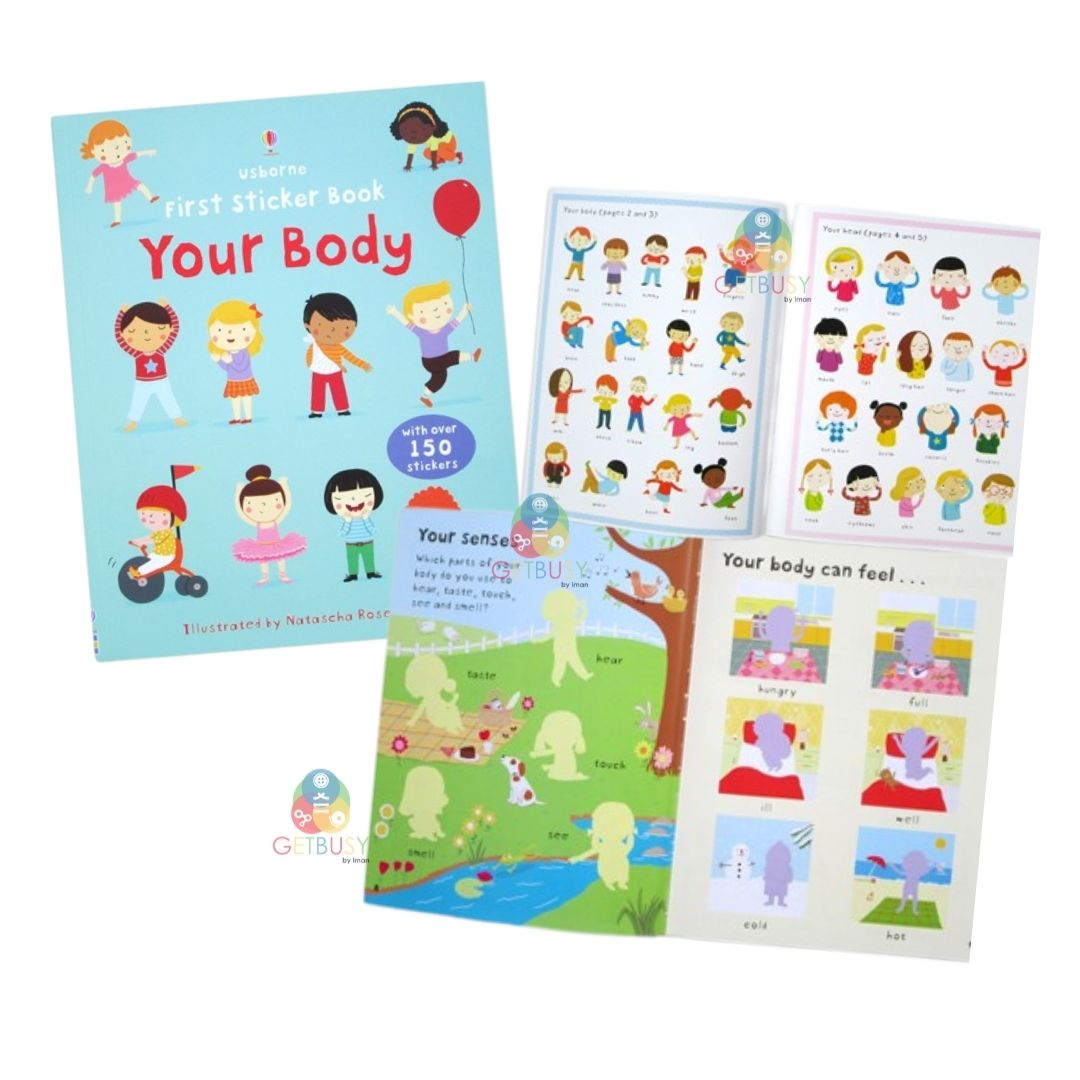 Usborne First Sticker Book Your Body