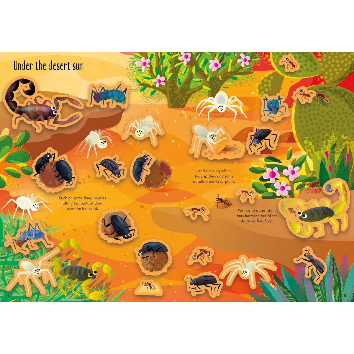 Usborne Little First Stickers Bugs