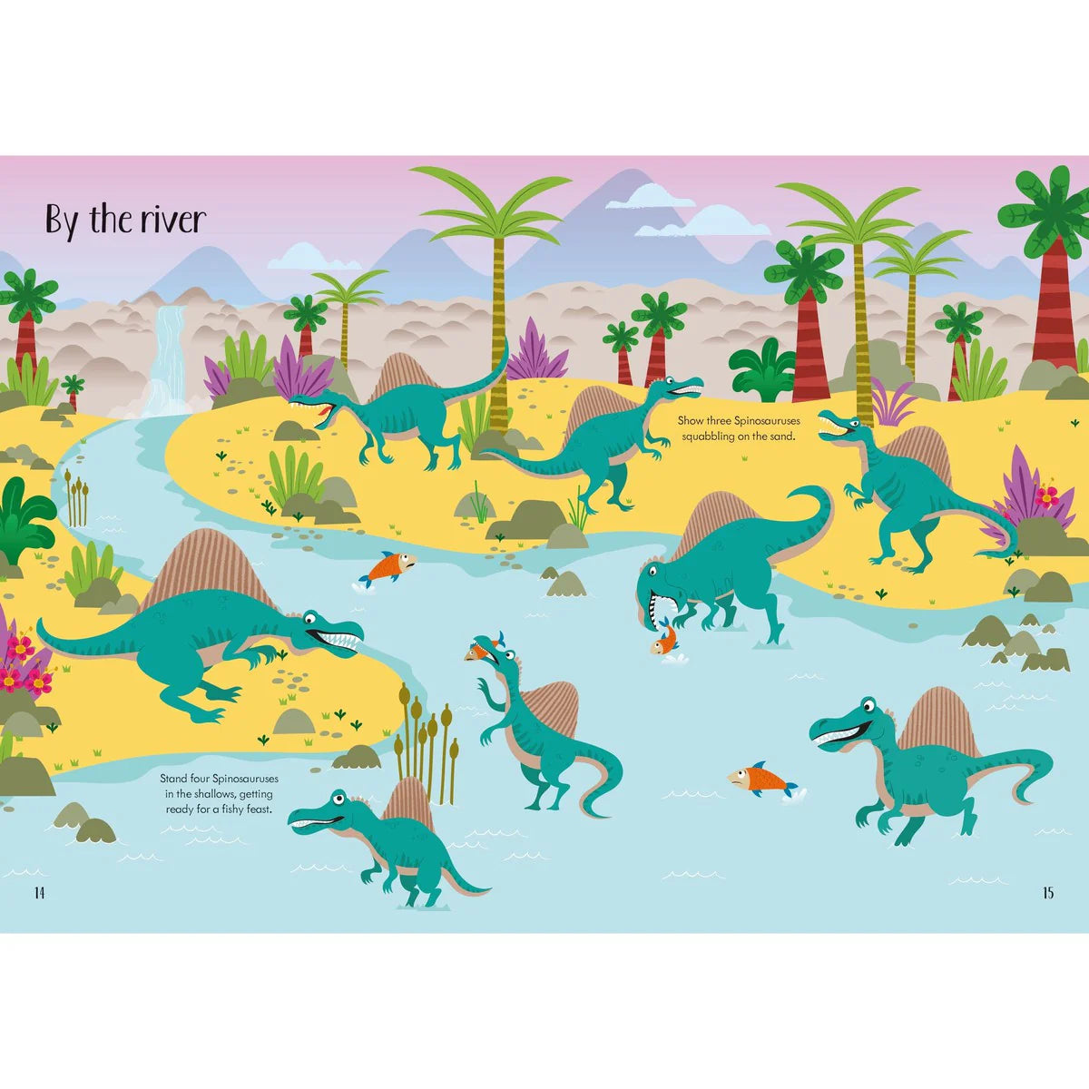 Usborne Little First Stickers Dinosaurs