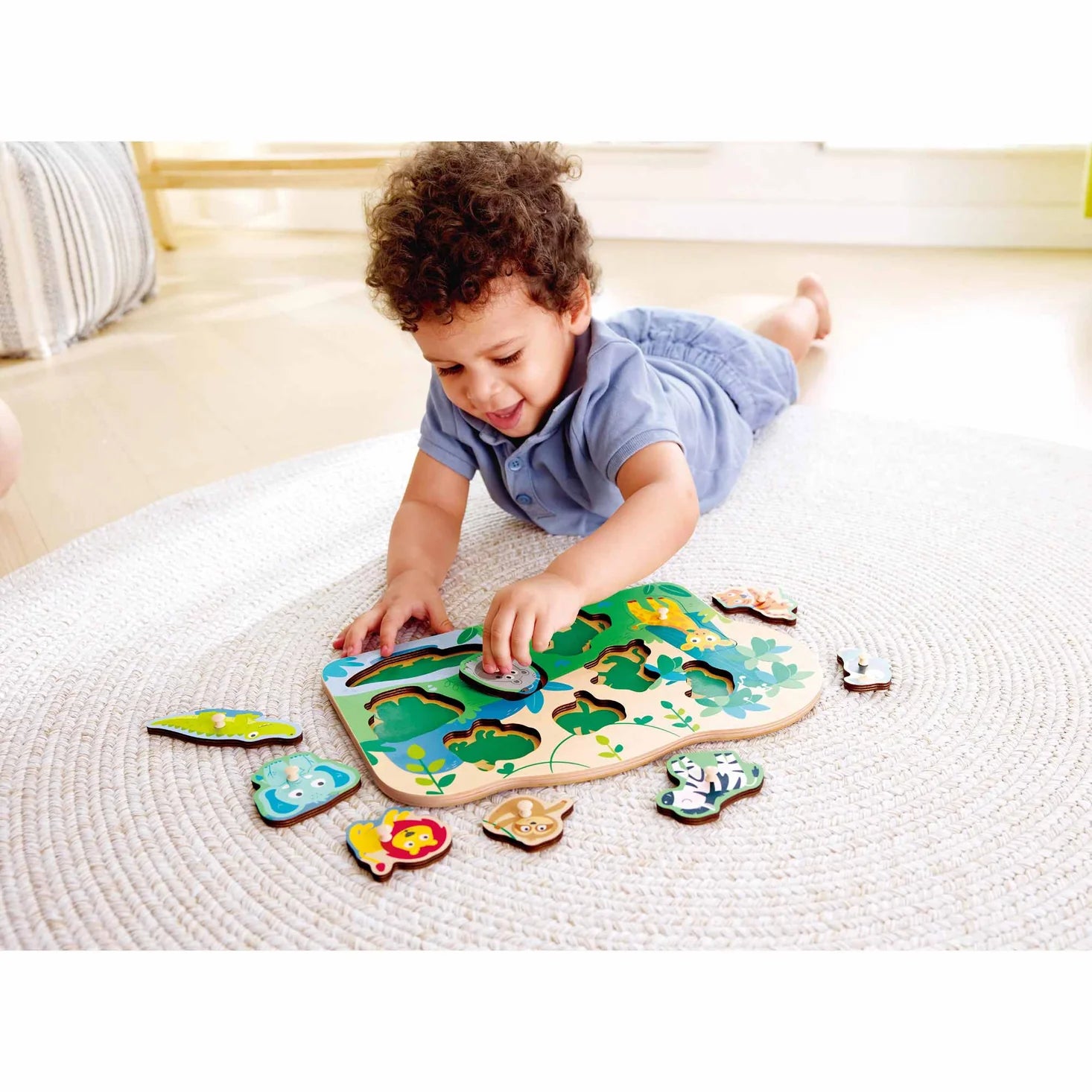 Hape Wild Animals Peg Puzzle