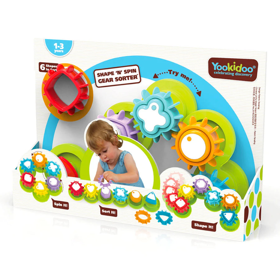 Yookidoo Shape 'N' Spin Gear Sorter