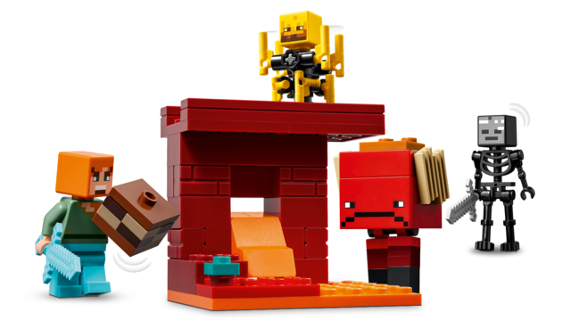Lego Minecraft The Nether Lava Battle 21266