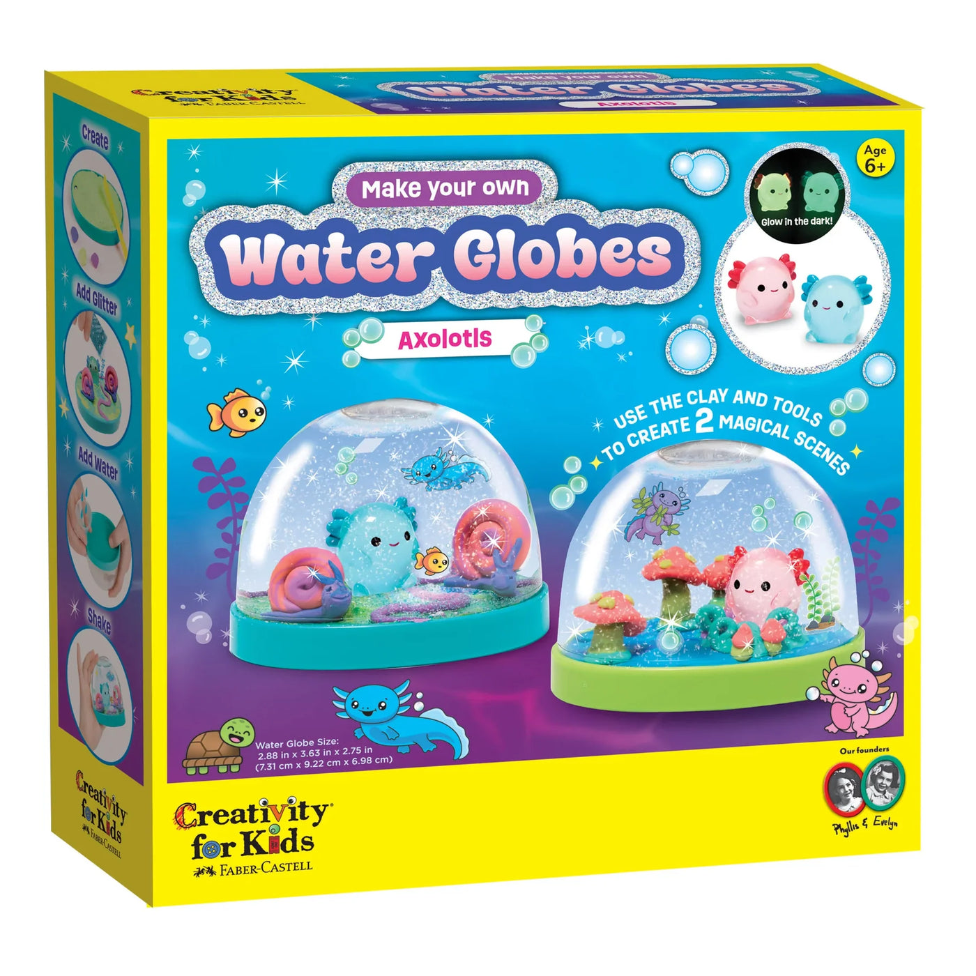 Creativity For Kids Make Your Own Water Globes Axolotls