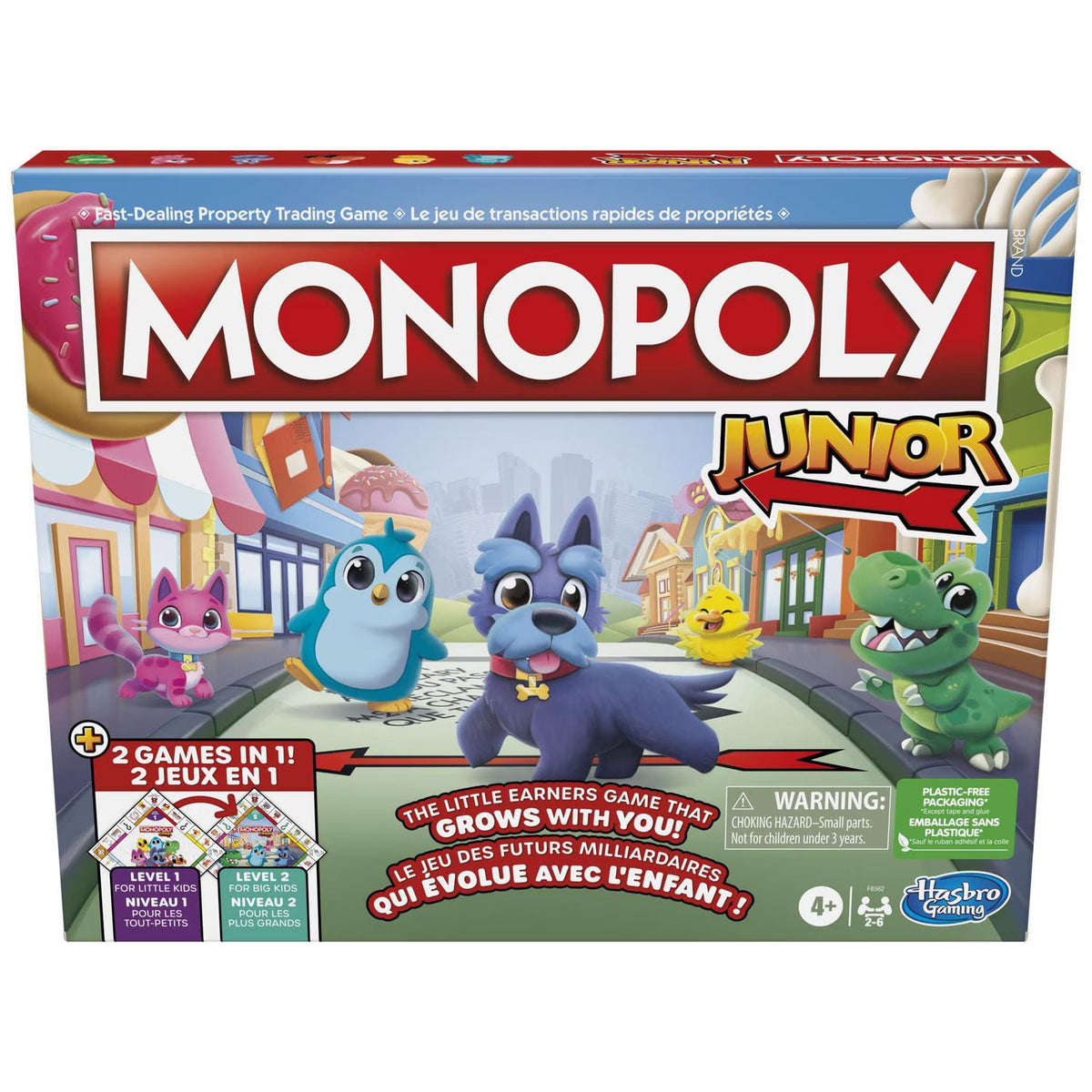 Monopoly Junior - 2 Games in 1 Bilingual
