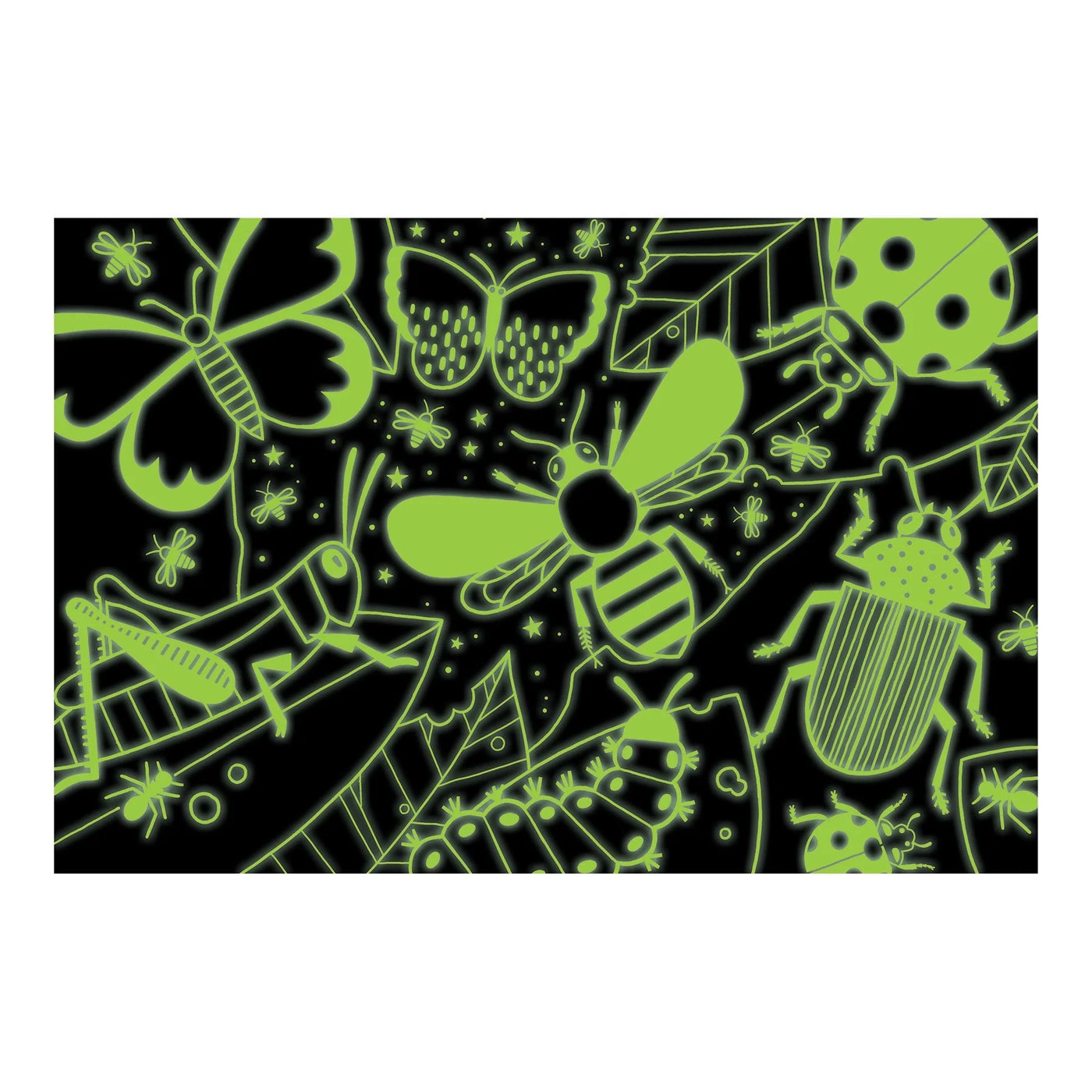 Mudpuppy Amazing Insects Glow In The Dark 100 Piece Puzzle