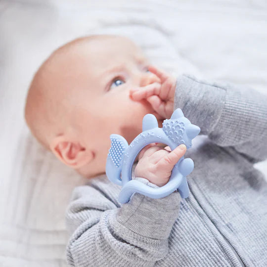 B.Box Lullaby Blue Wrist Teether
