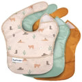 Tiny Twinkle Cowboy Mess-Proof Easy Bib - 3pk
