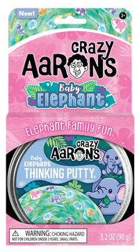 Crazy Aaron's Baby Elephant Thinking Putty