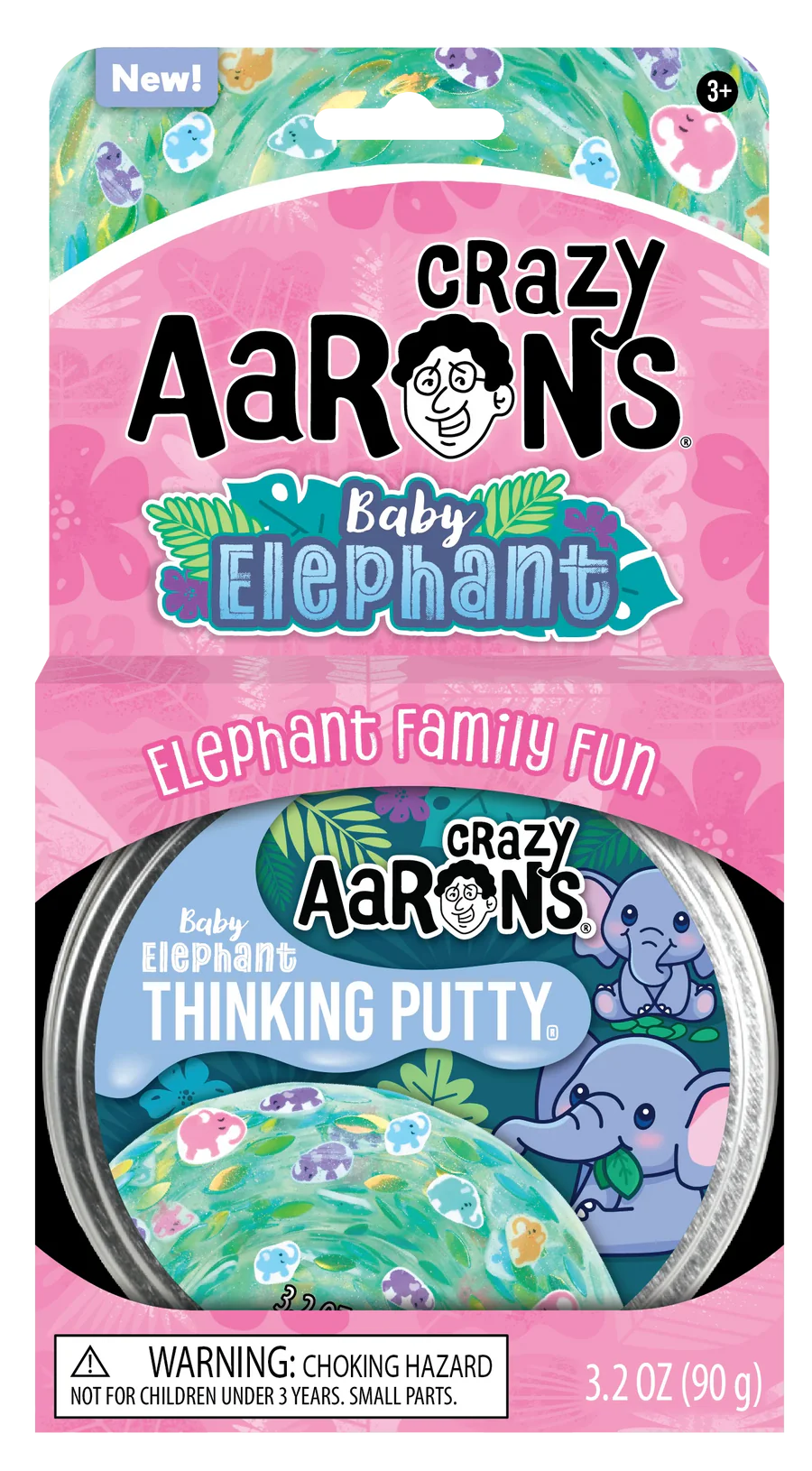 Crazy Aaron's Baby Elephant Thinking Putty
