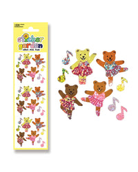 My Sticker Garden Sparkle Ballerina Bears