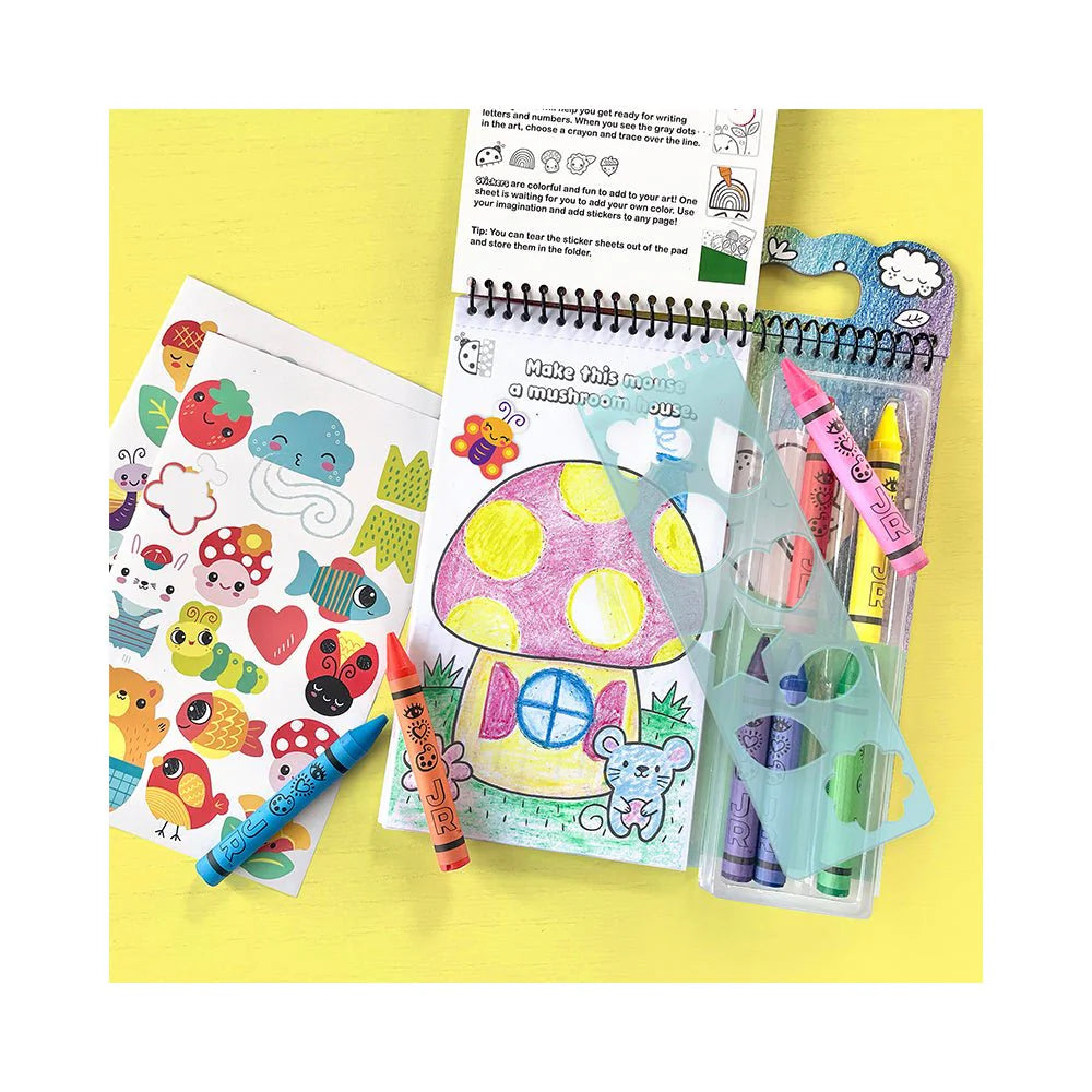 Bright Stripes Nature Friends Art On The Go