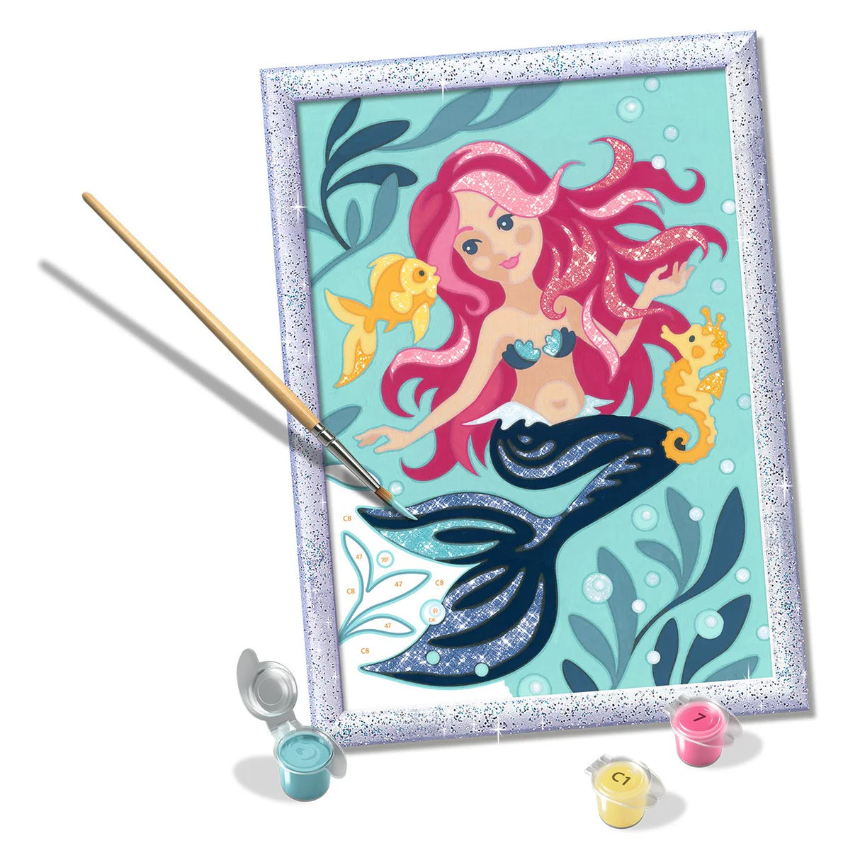 CreArt Enchanting Mermaid With Glitter