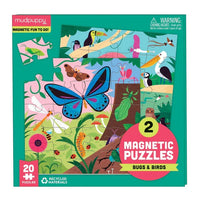 Mudpuppy Bugs & Birds Magnetic Puzzle