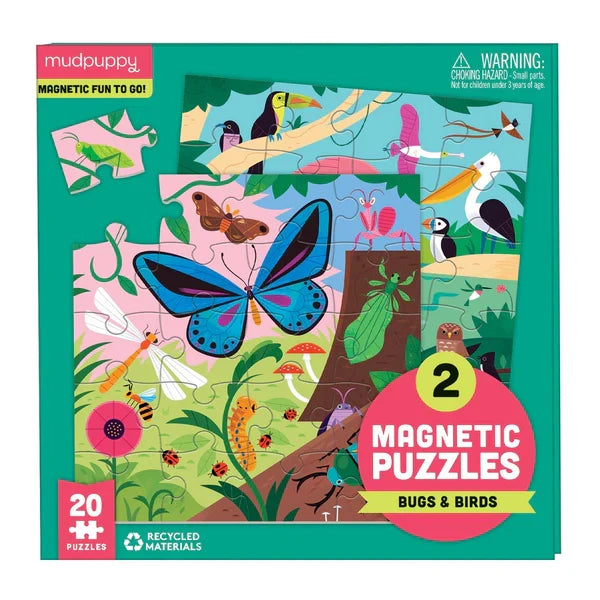 Mudpuppy Bugs & Birds Magnetic Puzzle