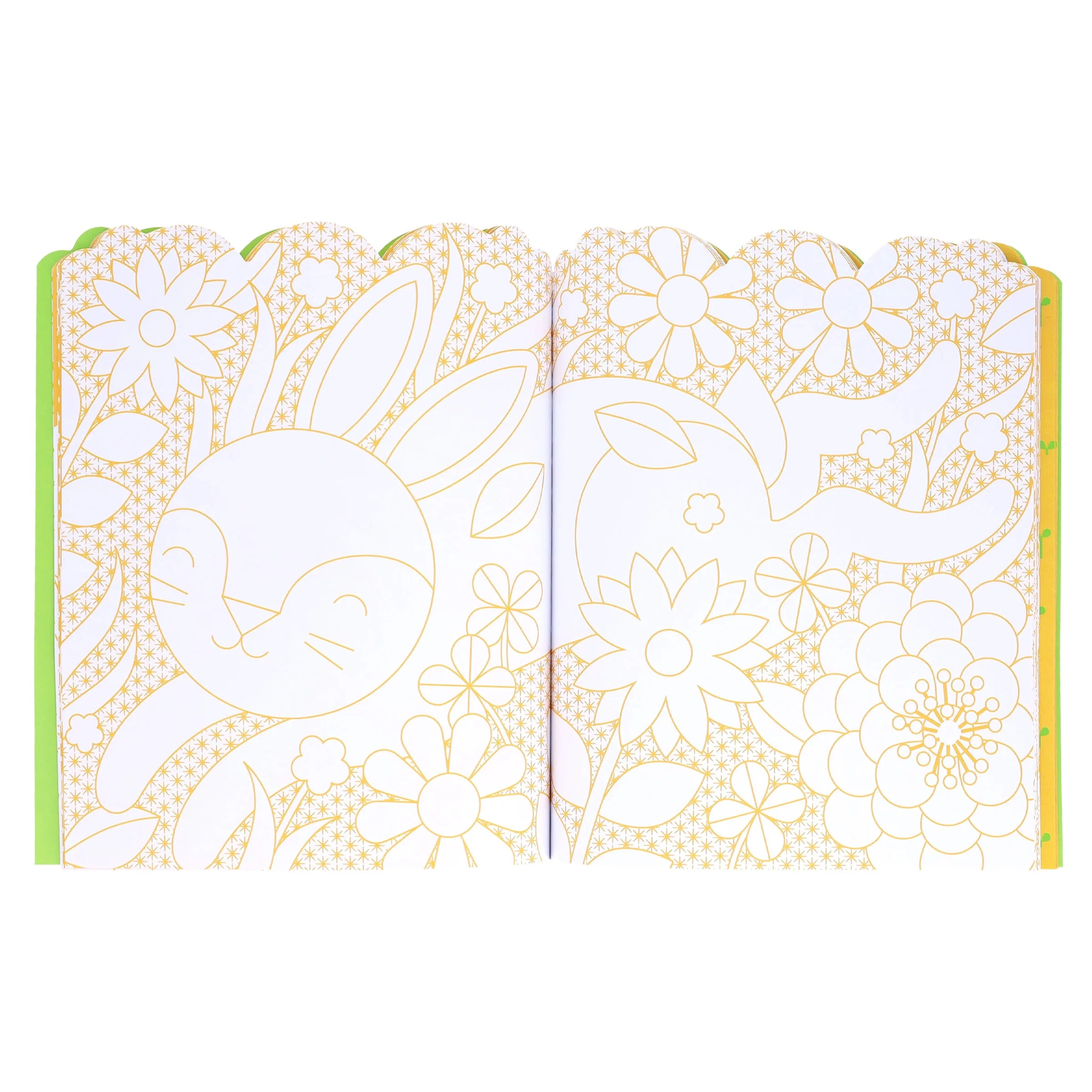 Petit Collage Bunnies Colouring Book & Stickers