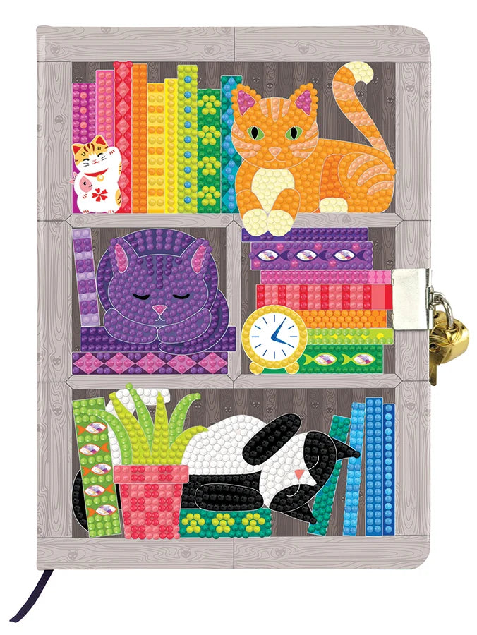 Craft Buddy Secret Diary Kit: Rainbow Cat Library