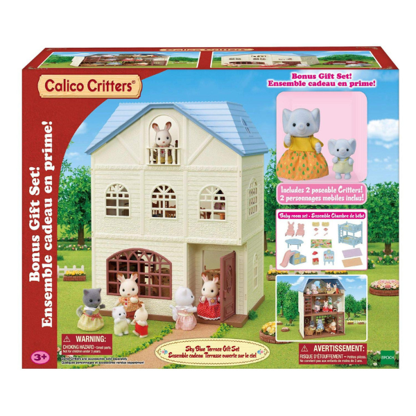 Calico Critters Skyblue Terrace Gift Set
