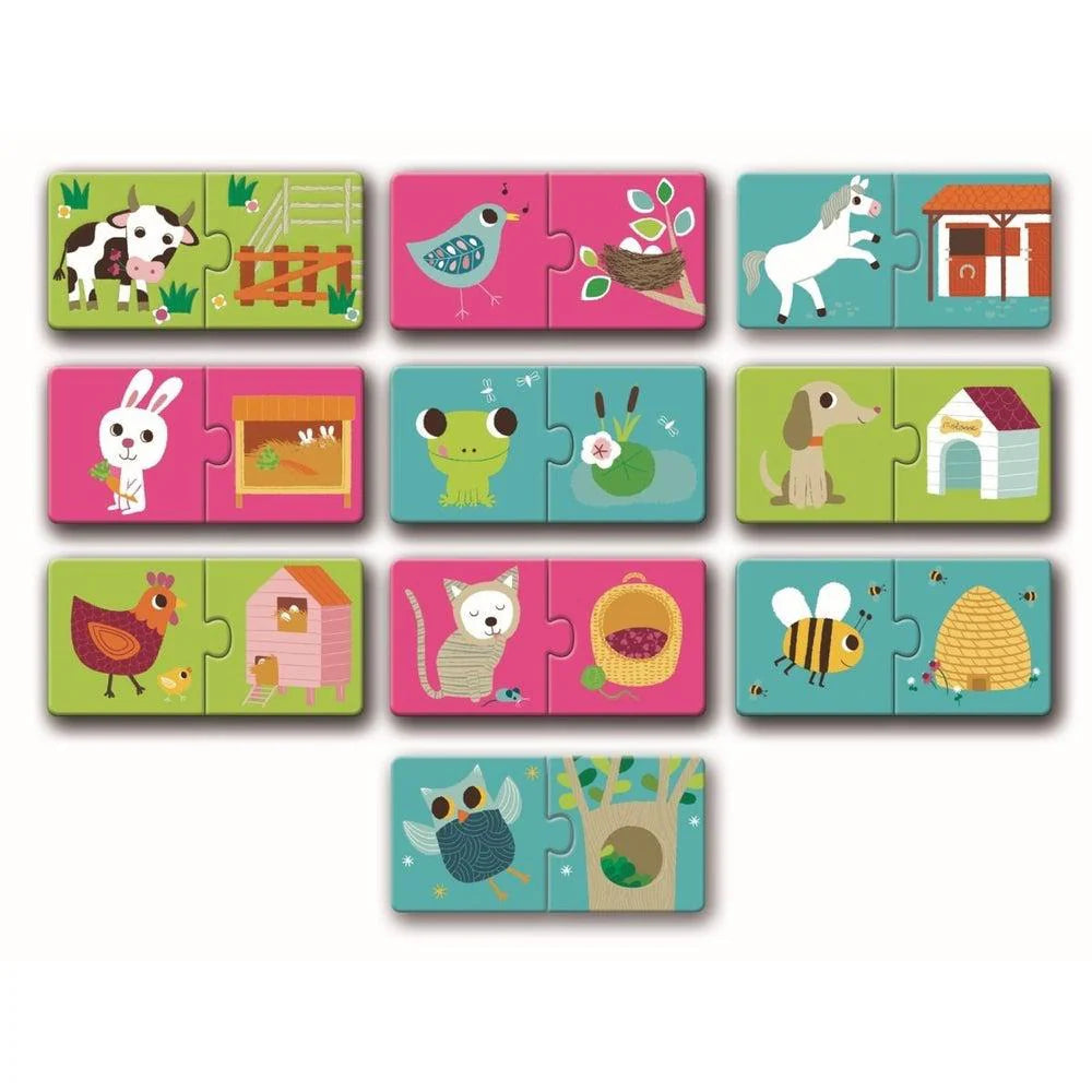 Djeco Puzzle Duo / Habitate