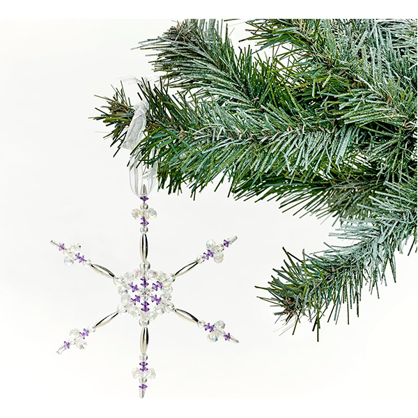 Creativity For Kids Holiday Beaded Snowflake Ornaments