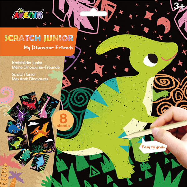 Avenir Scratch Junior Dinosaurs
