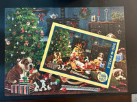 Cobble Hill Christmas Puppies 500 Piece