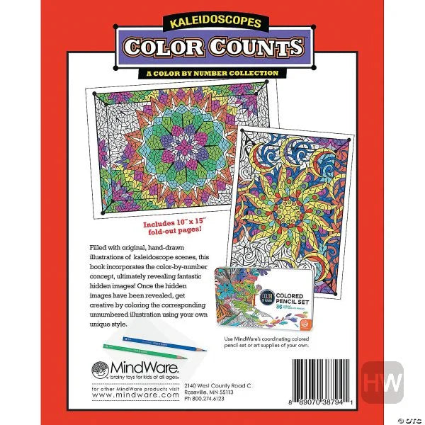 Colour By Number Kaleidoscopes