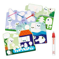 Djeco Hidden In The Garden Magic Colouring