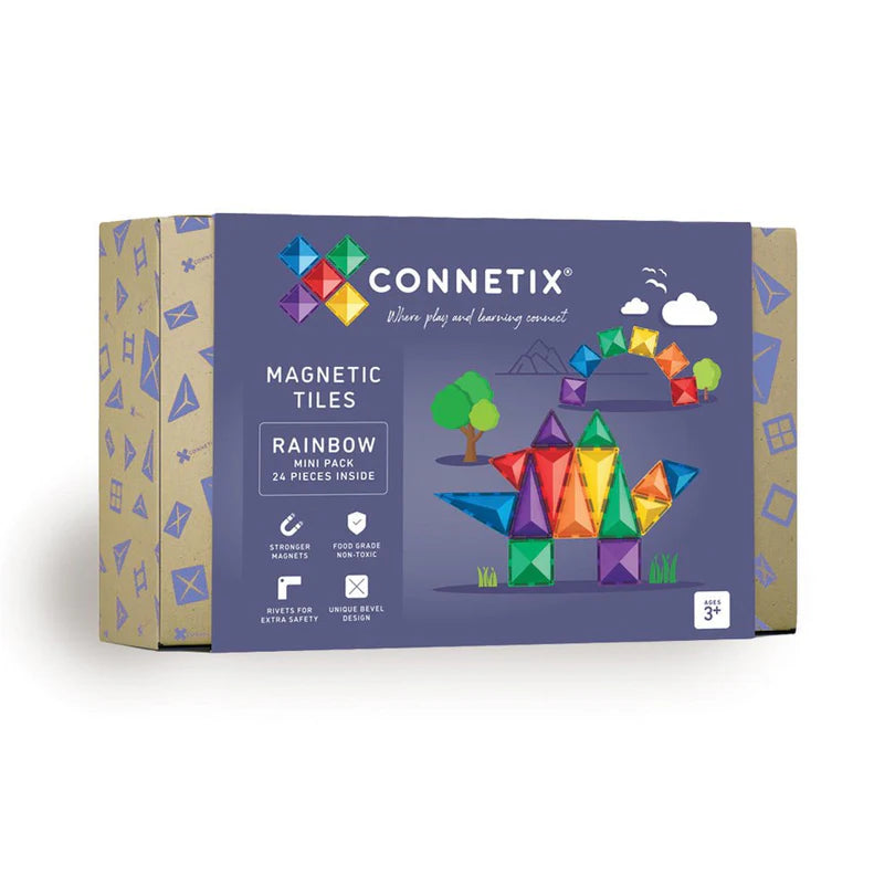 CONNETIX Rainbow Mini Pack, 24 Pieces
