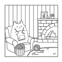 Cozy Kitty Corner Cute and Very Cozy Colouring