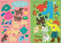 Usborne Little Sticker Dolly Dressing Puppies