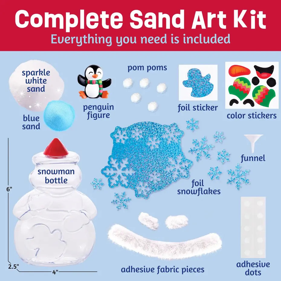 Creativity For Kids Sand Art Snowman