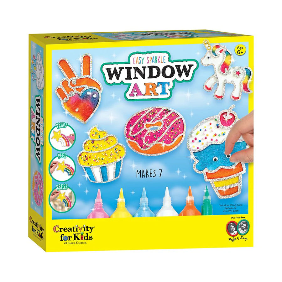 Creativity For Kids Easy Sparkle WIndow Art