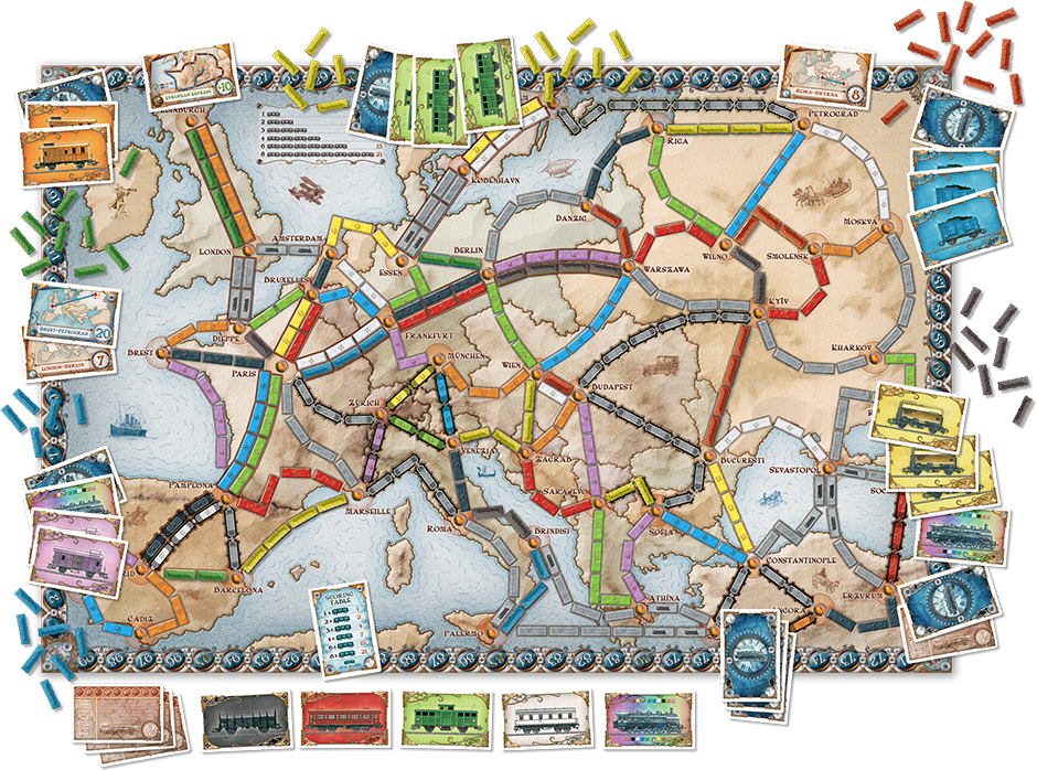 Days Of Wonder Ticket To Ride Europe