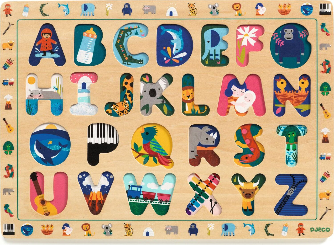 Djeco ABC Wooden Puzzle