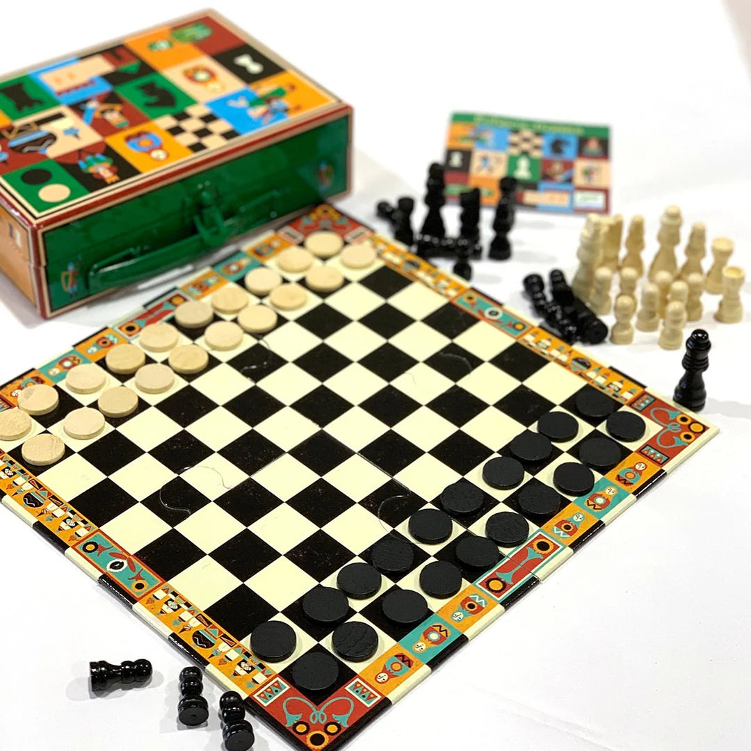 Djeco Chess & Checkers Case