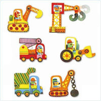 Djeco Vehicles Puzzle Duo