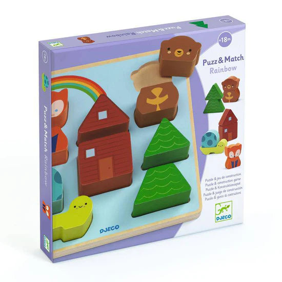 Djeco Puzz & Match Rainbow
