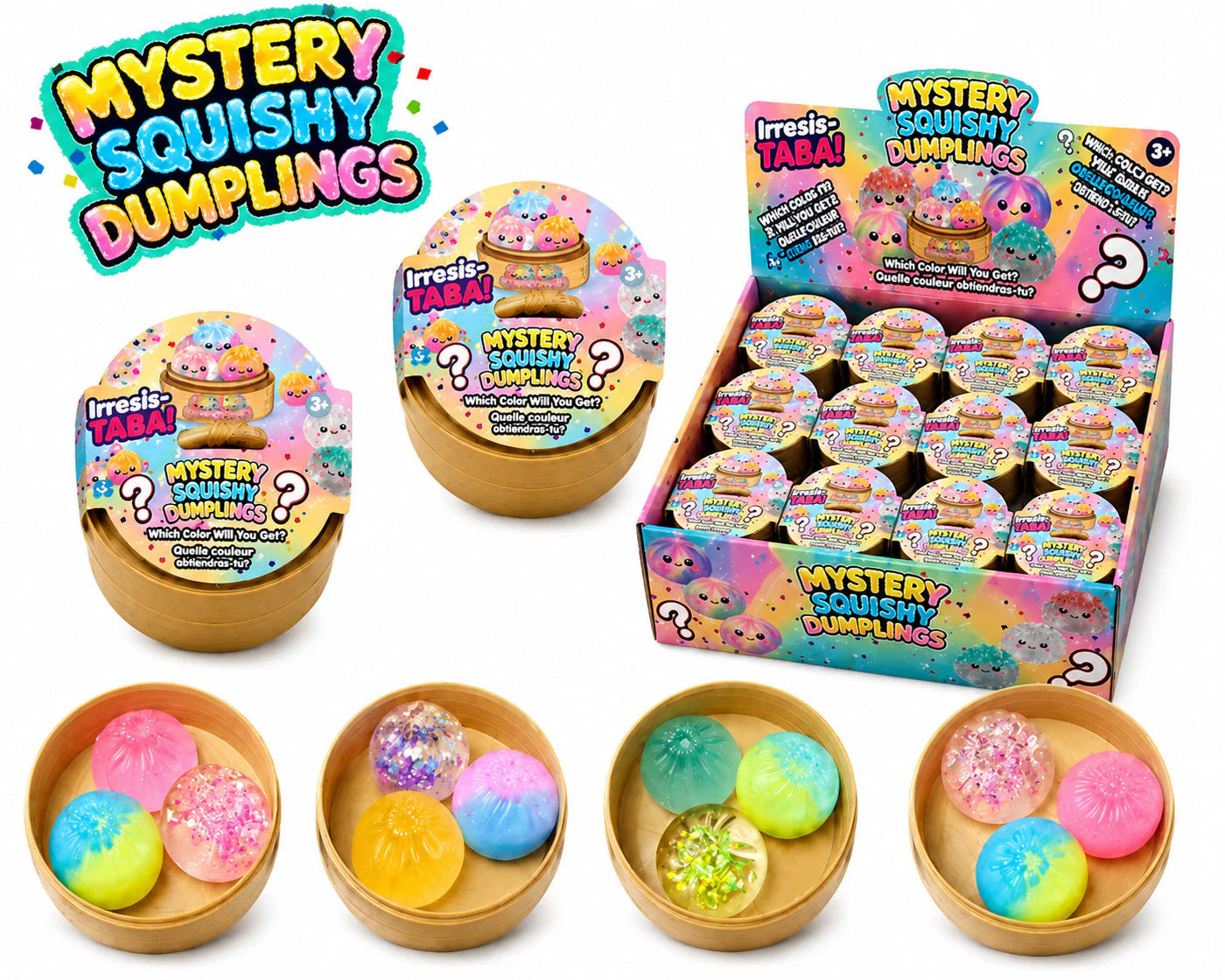 Squishy Mystery Dumpling - Taba Mini 3 Pack