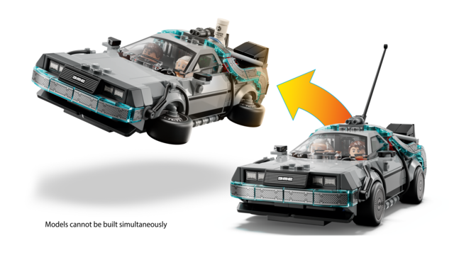 Lego Speed Champions Time Machine From Back To The Future 77256